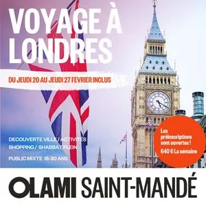 Préinscription Voyage à Londre
