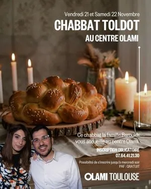 CHABBAT TOLDOT AU CENTRE OLAMI