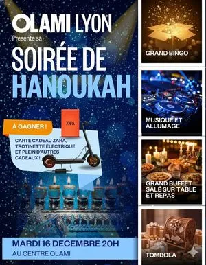 LA GRANDE SOIREE ÉTUDIANTE DE HANOUCCA
