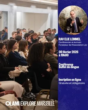 🌟 Conférence Explore avec Rav Elie Lemmel 🌟