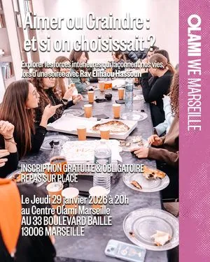 🩷We Learn🩷 - Aimer ou Craindre : et si on choisissait ? - une soirée avec Rav Elihaou Hassoun