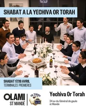 Shabat à La Yéchiva Or Torah