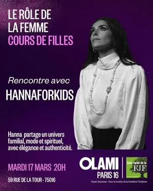 RENCONTRE HANNA FOR KIDS