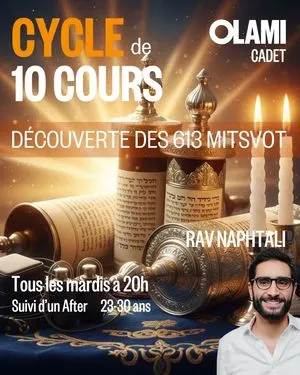 "Découverte des 613 mitsvot" avec Rav Naphtali