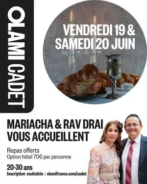 Chabat avec Mariacha & Rav Drai