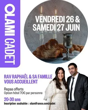 Chabat avec Rav Raphaël & sa famille