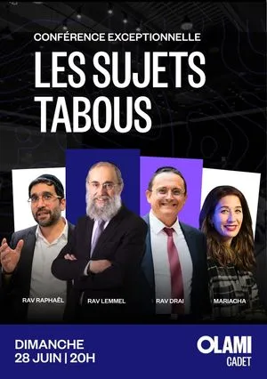 Conférence exceptionnelle à 4 voix !