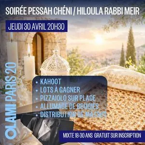 Soirée Pessah Cheni