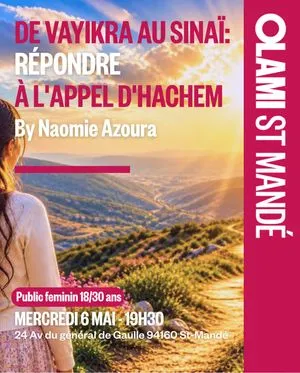De Vayikra au Sinaï : répondre à l'appel d'Hachem By Naomie Azoura