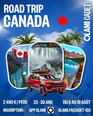 PRE-INSCRIPTION ROAD TRIP CANADA