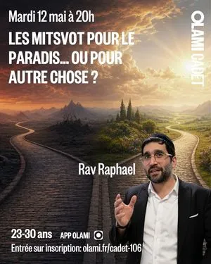 Cours Rav Raphael