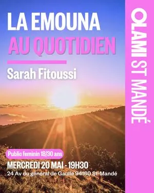 La Emouna au quotidien By Sarah Fitoussi