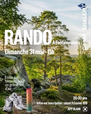 Rando à Fontainebleau avec Yoni