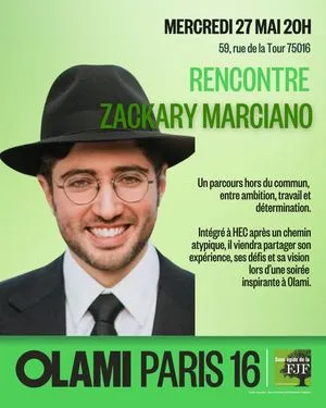 RENCONTRE avec ZACHARY MARCIANO