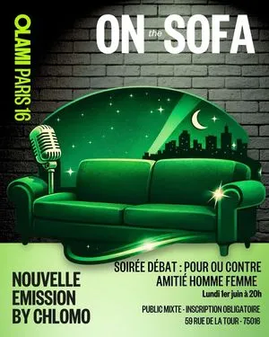 Soirée débat ON THE SOFA avec Chlomo