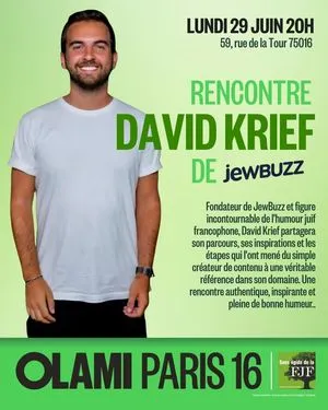 RENCONTRE AVEC DAVID KRIEF, FONDATEUR DE JEW BUZZ