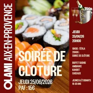 SOIREE DE CLÔTURE