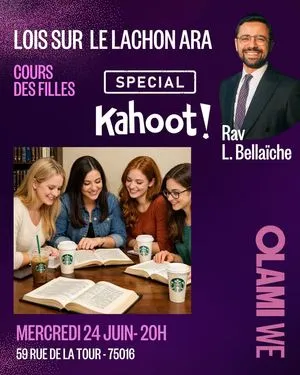 Cours olami WE - Kahoot - Lashon Ara