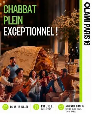 Chabbat plein à Olami 16