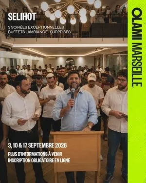 ✡️ Selihot ensemble à Olami