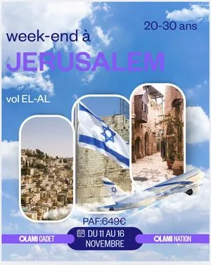 week-end à Jérusalem