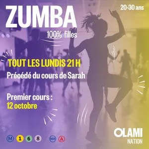 ZUMBA - Le lundi, c'est entre filles !