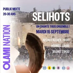 Soirée de Selihot et Koumzit