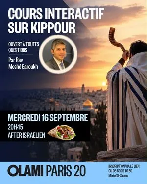 Cours By Rav Moshe Baroukh