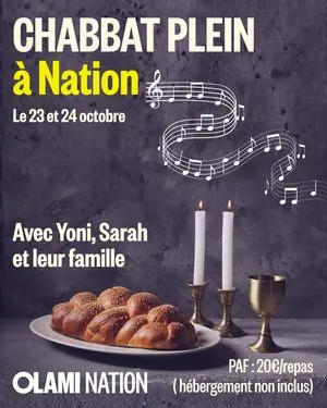 Chabat plein à Olami Nation