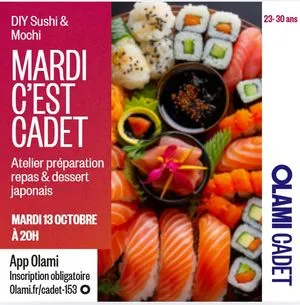Mardi c'est Cadet : DIY Sushi et dessert Japonais