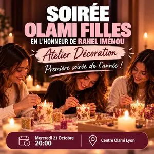 Soirée Hiloula Rahel Imenou - Olami Filles